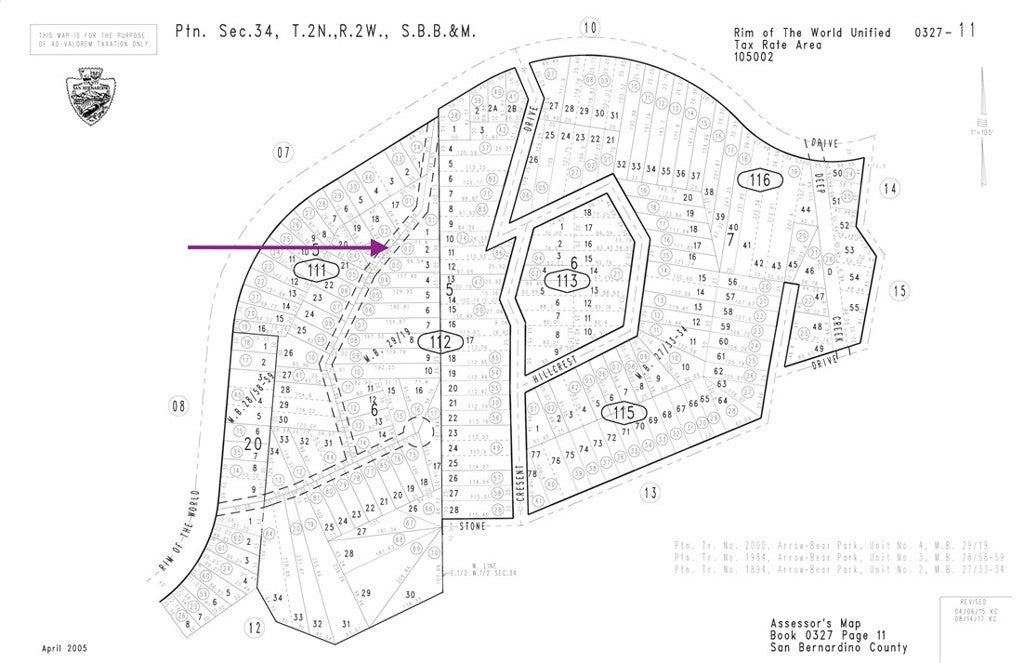 2 Hillcrest Drive, Arrowbear CA Arrowbear Lots/Land Homes For Sale