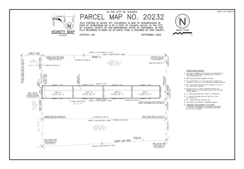 0 Parcel 1 3rd Street, Yucaipa CA Yucaipa Lots/Land Homes For Sale