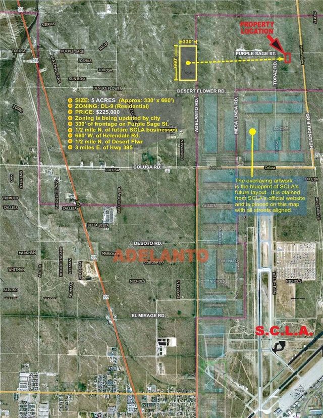 Helendale Rd. & Purple Sage Avenue, Adelanto