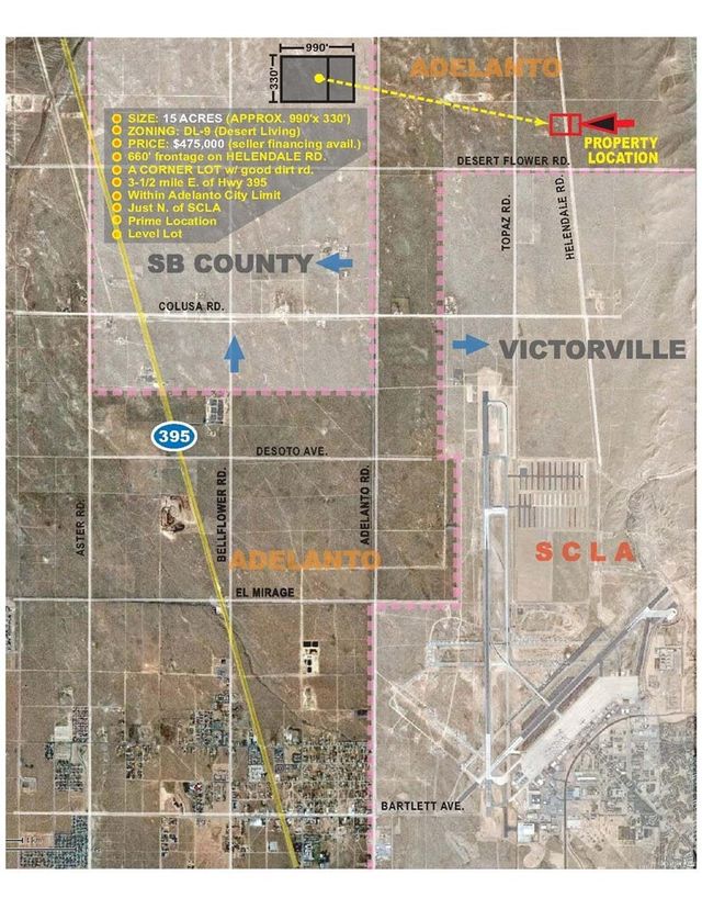 Helendale Rd. & Torosa-5 Ac Avenue, Adelanto