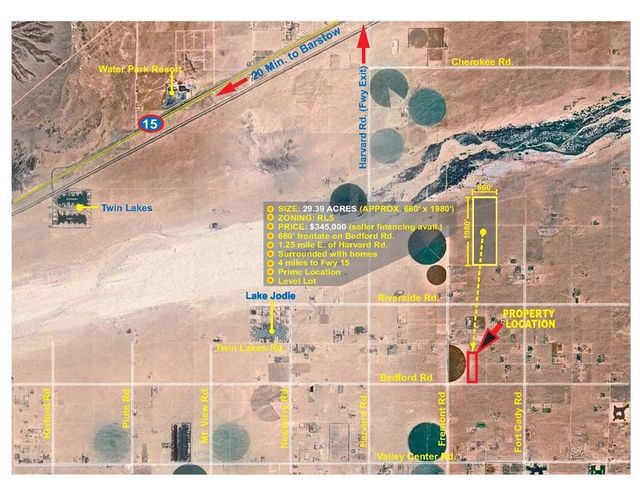 Harvard Rd. & Bedford Rd., Newberry Springs