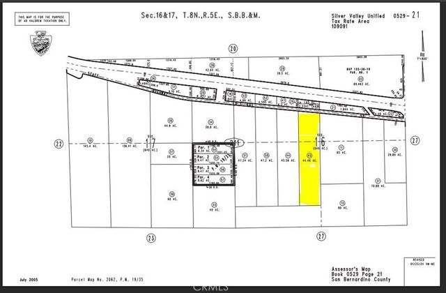 National Trails Parcel #0529-211-45 Highway, Newberry Springs