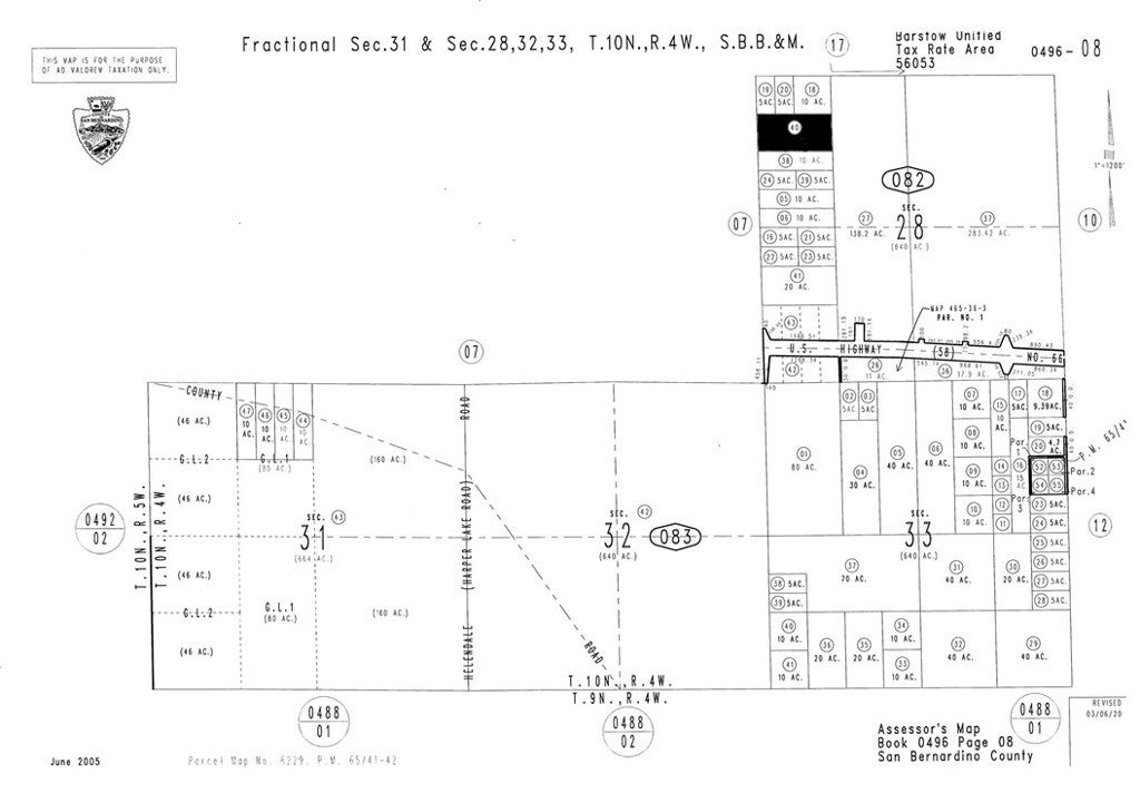 Aka N Hwy 58, Hinkley