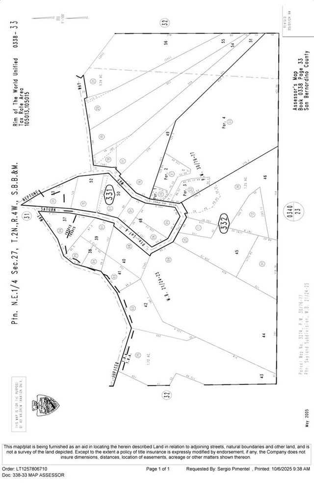 Saturn Way, Crestline