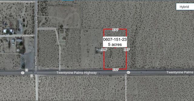 5 Acres On Hwy 62 Near Sunfair Road, Joshua Tree