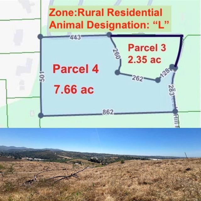 Parcel 3 & 4 Emerald Hill Road, Bonsall