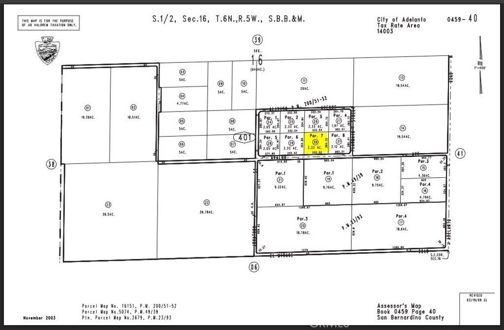 Avalon Parcel #0459-401-30 Avenue, Adelanto