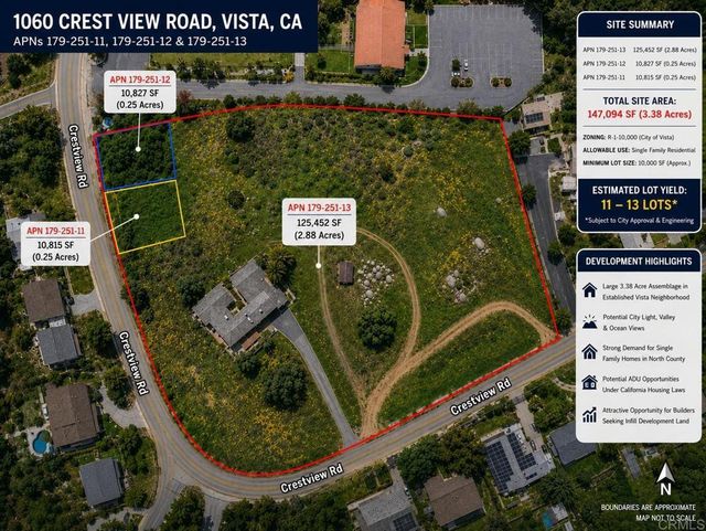 1060 Crest View Dr, Vista