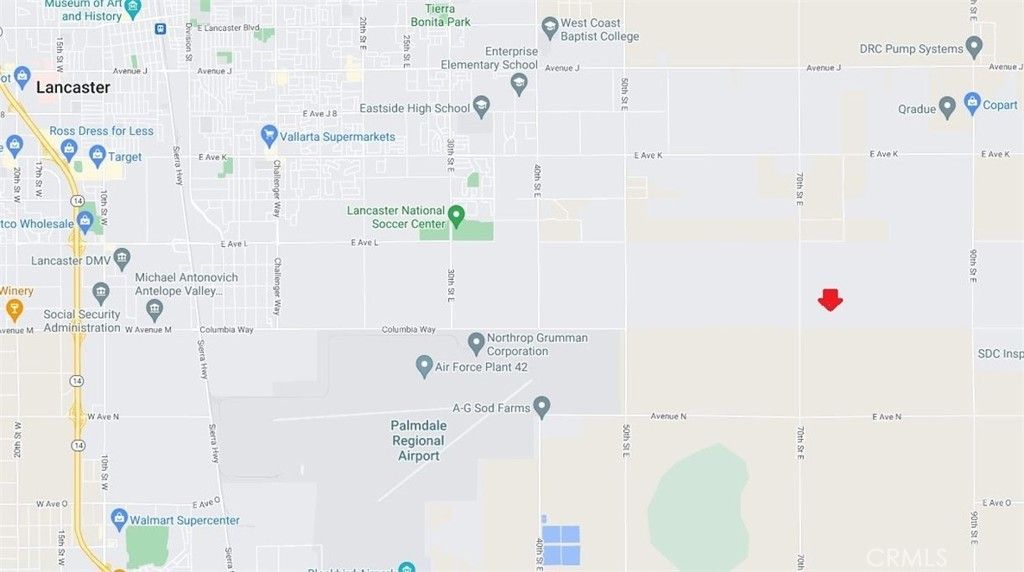 Vac/ave L8 Drt/vic 75th St E, Lake Hughes