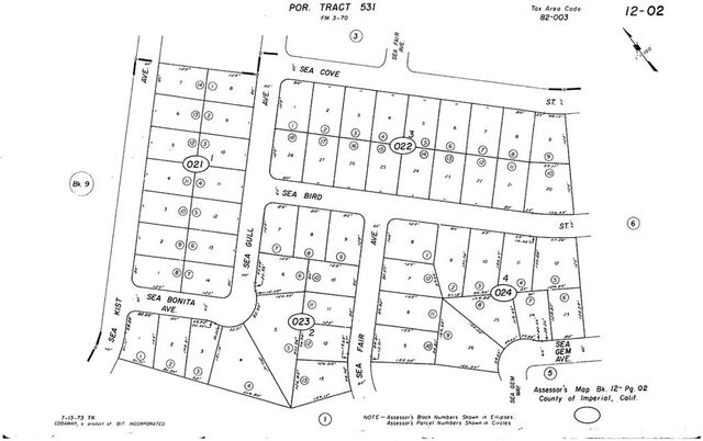 2459 Sea Bonita, Thermal