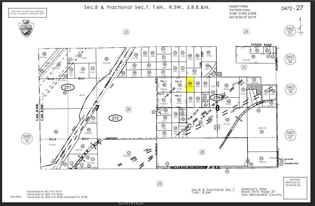 Fairfield(east Of) Avenue, Apple Valley