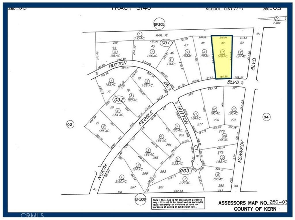 49 Lot Pebble Boulevard, California City