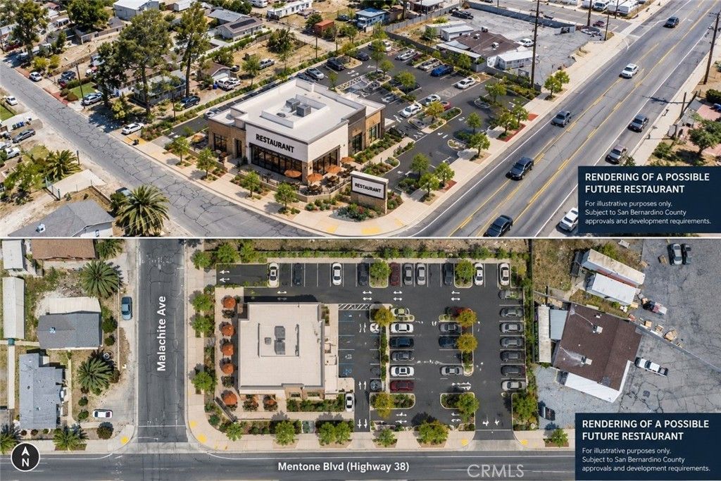 Mentone Boulevard, Mentone