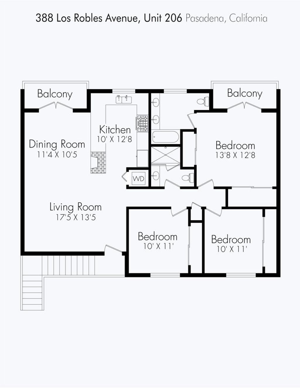 388 S Los Robles Avenue # 206, Pasadena