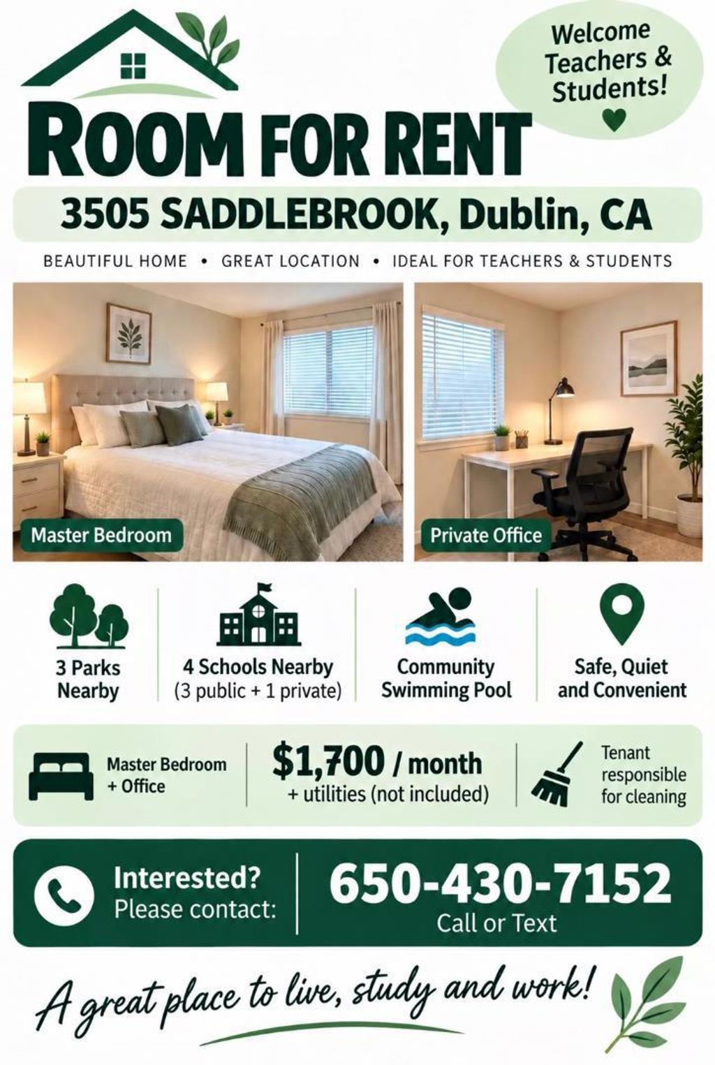 3505 Saddlebrook, Dublin