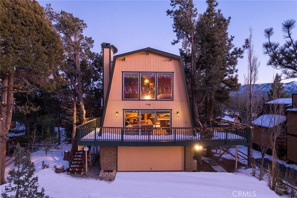 1100 Cedar Mountain Drive, Big Bear City CA Big Bear City AFrame Homes For Sale