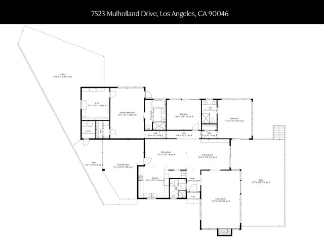7523 Mulholland Drive, Los Angeles