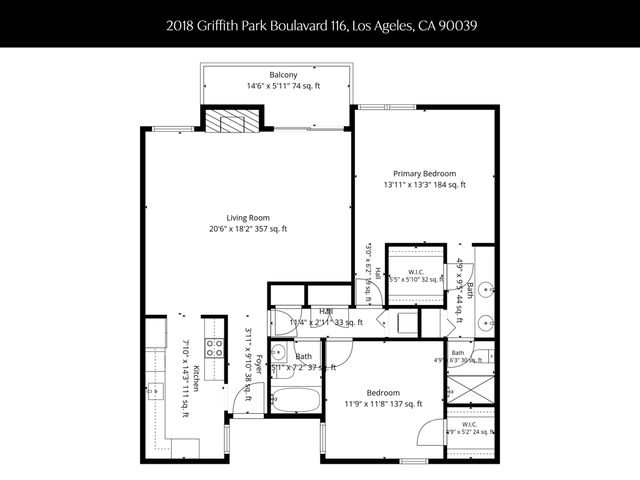 2018 Griffith Park Boulevard # 116, Los Angeles