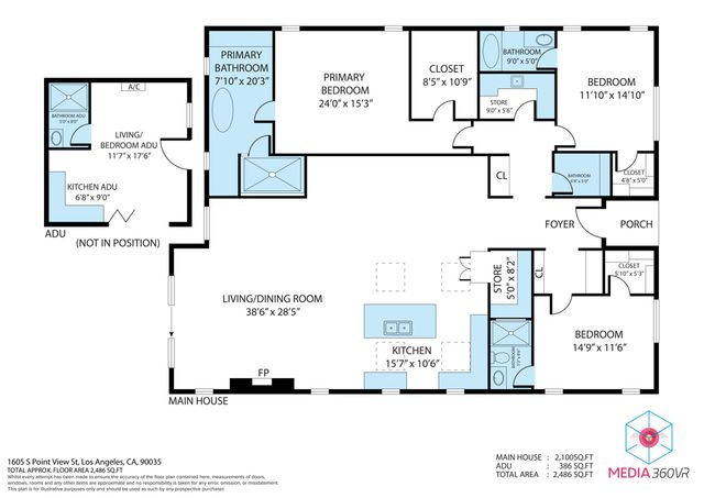 1605 S Point View Street, Los Angeles