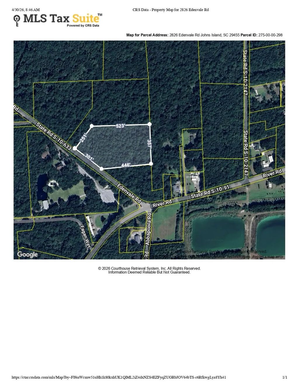 2826 Edenvale Road, Johns Island