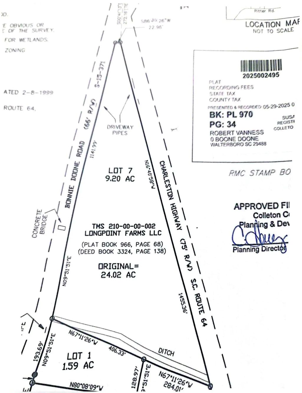 Lot 7 Bonnie Doone Road, Walterboro
