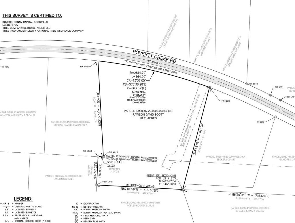 2 of 18 - 8.28 Acres Poverty Creek Road, Crestview, FL