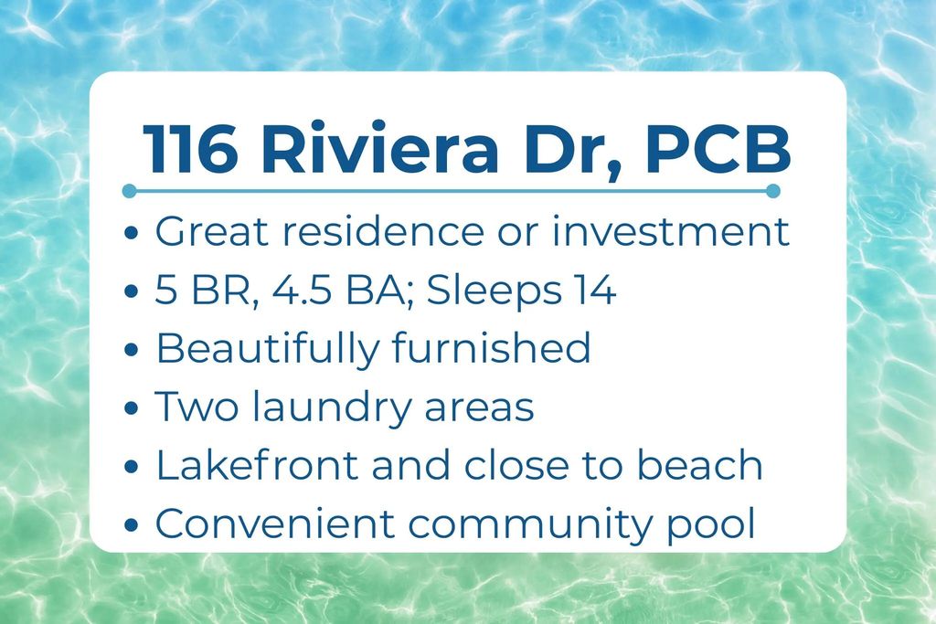 4 of 66 - 116 Riviera Drive, Panama City Beach, FL
