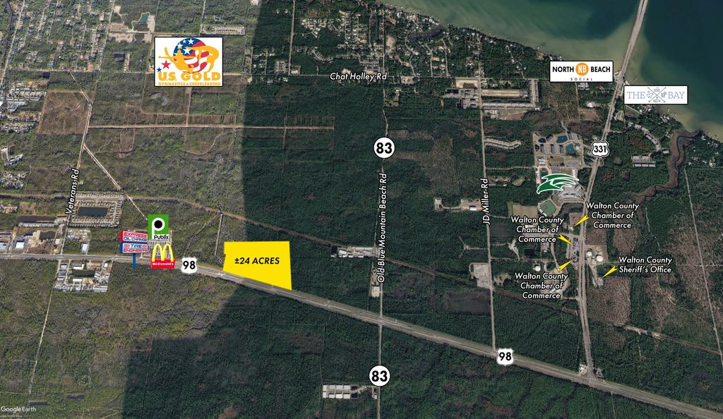 24-acres Highway 98, Santa Rosa Beach