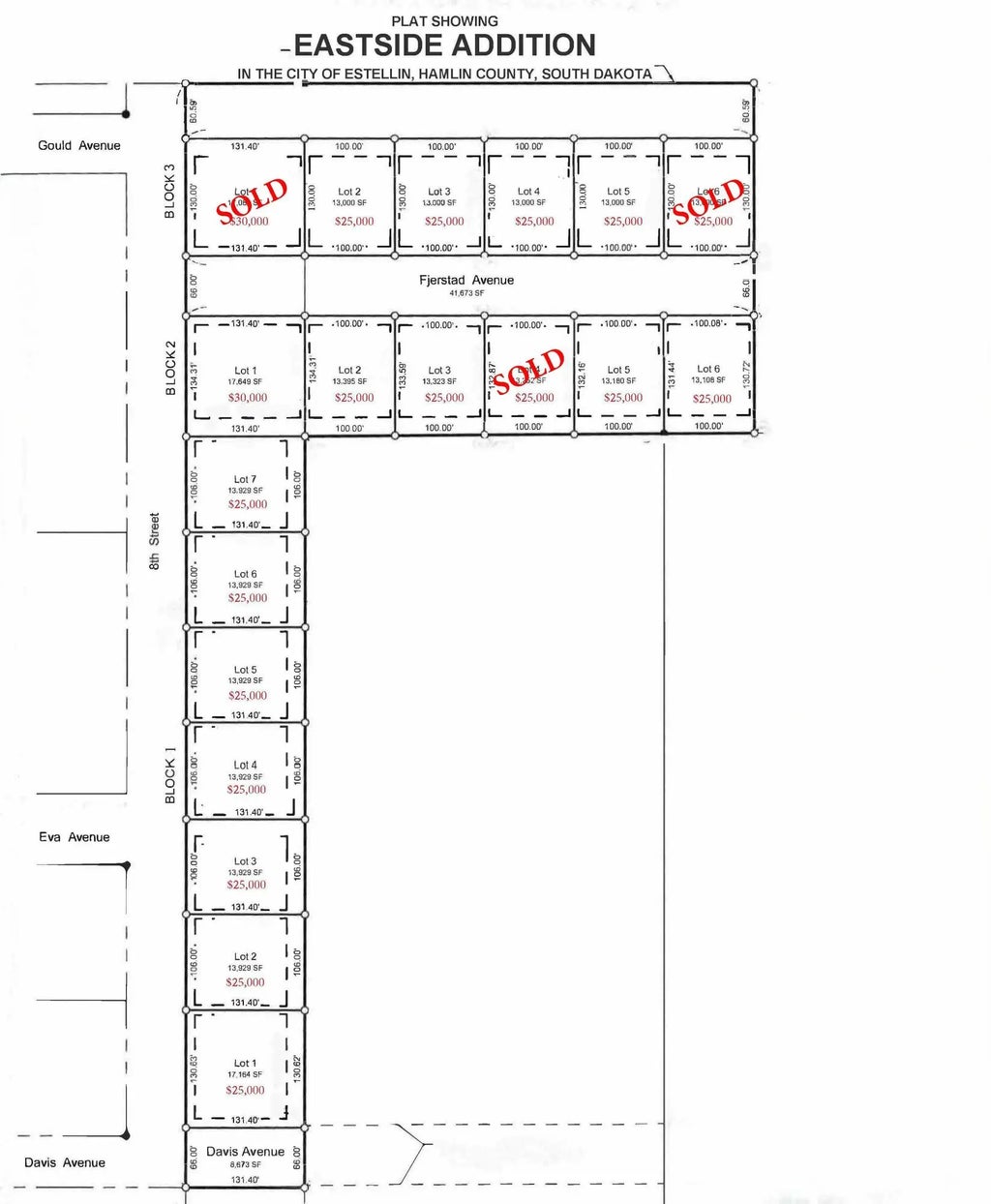L4, B3 Gasper Eastside Fjerstad Avenue, Estelline