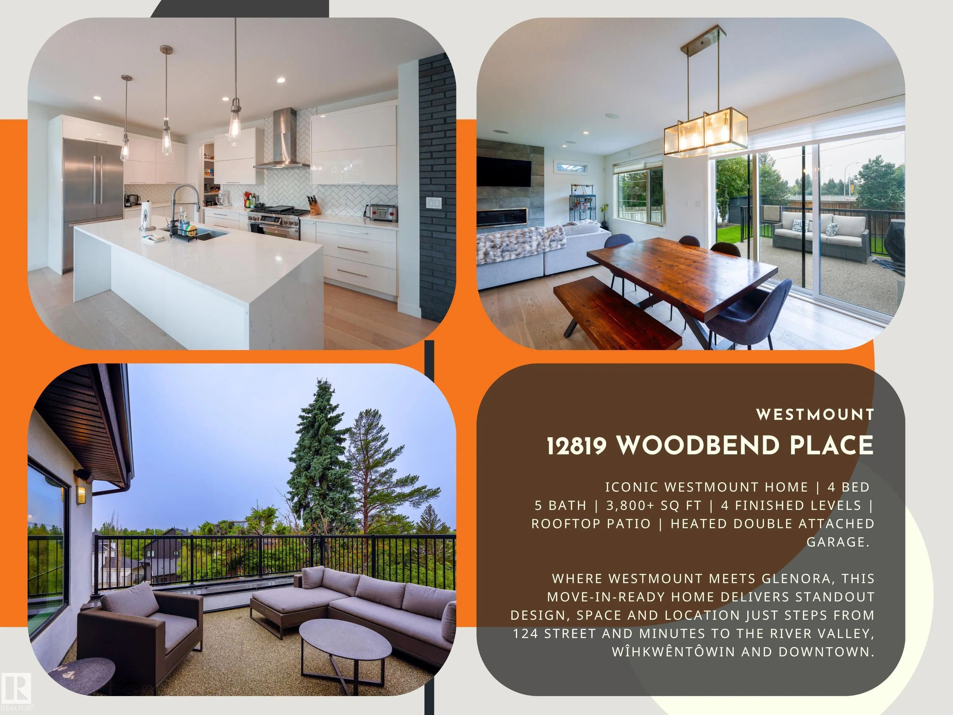 Photo for MLS®# E4507357 - home for sale at 12819 Woodbend Place Northwest, Westmount, Edmonton AB