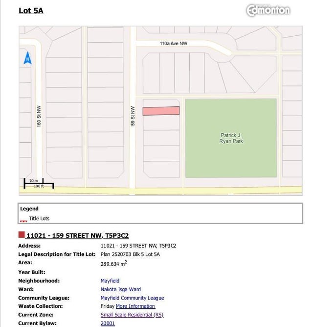 11021 159 Street, Edmonton