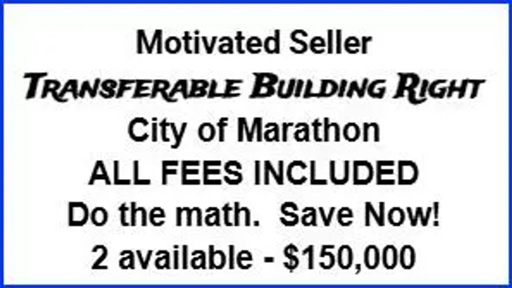 39th Tbr Only Street, Marathon
