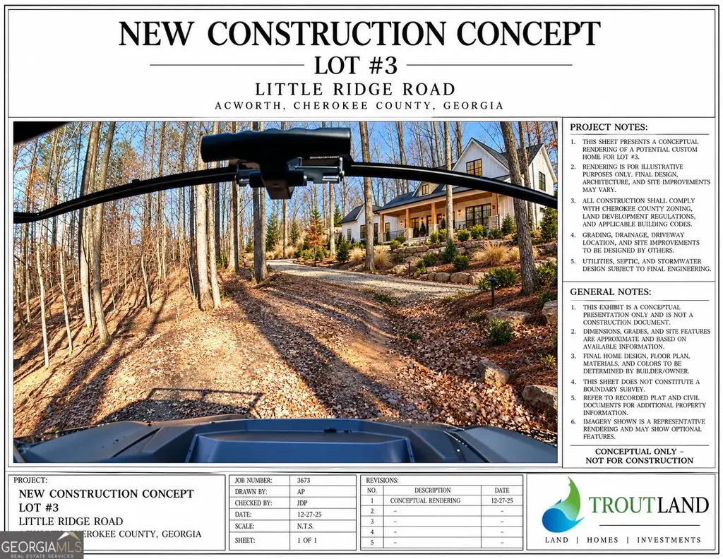 6137 Little Ridge Road Lot #3, Acworth