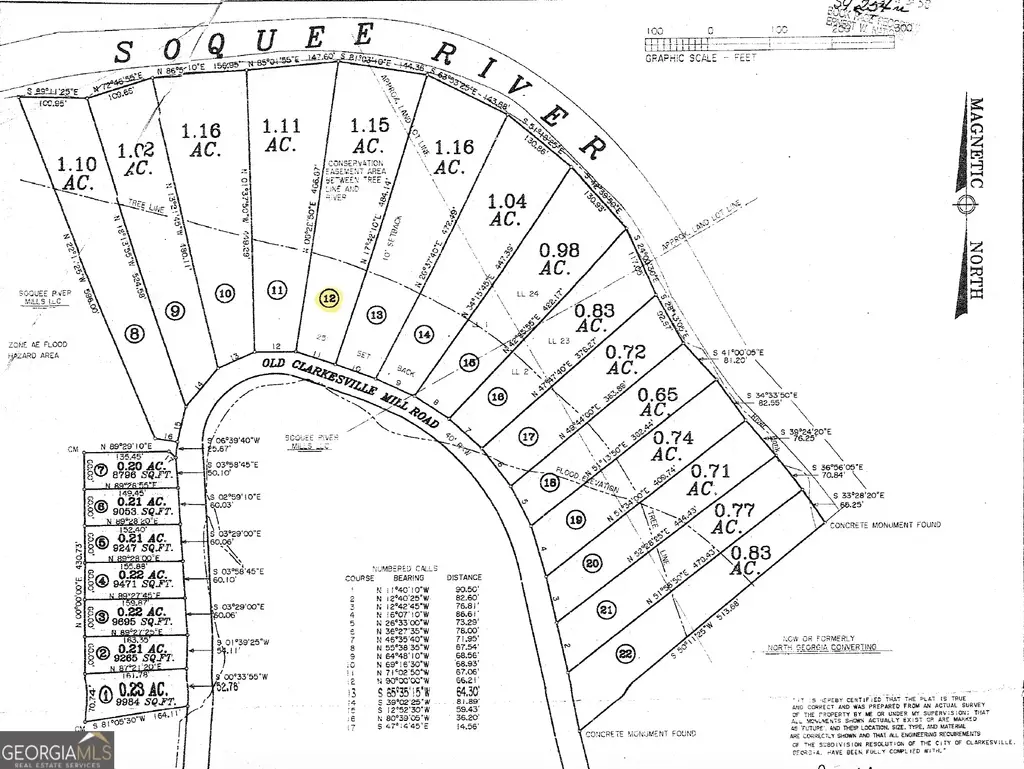 Old Clarkesville Mill Road (lot 12), Clarkesville