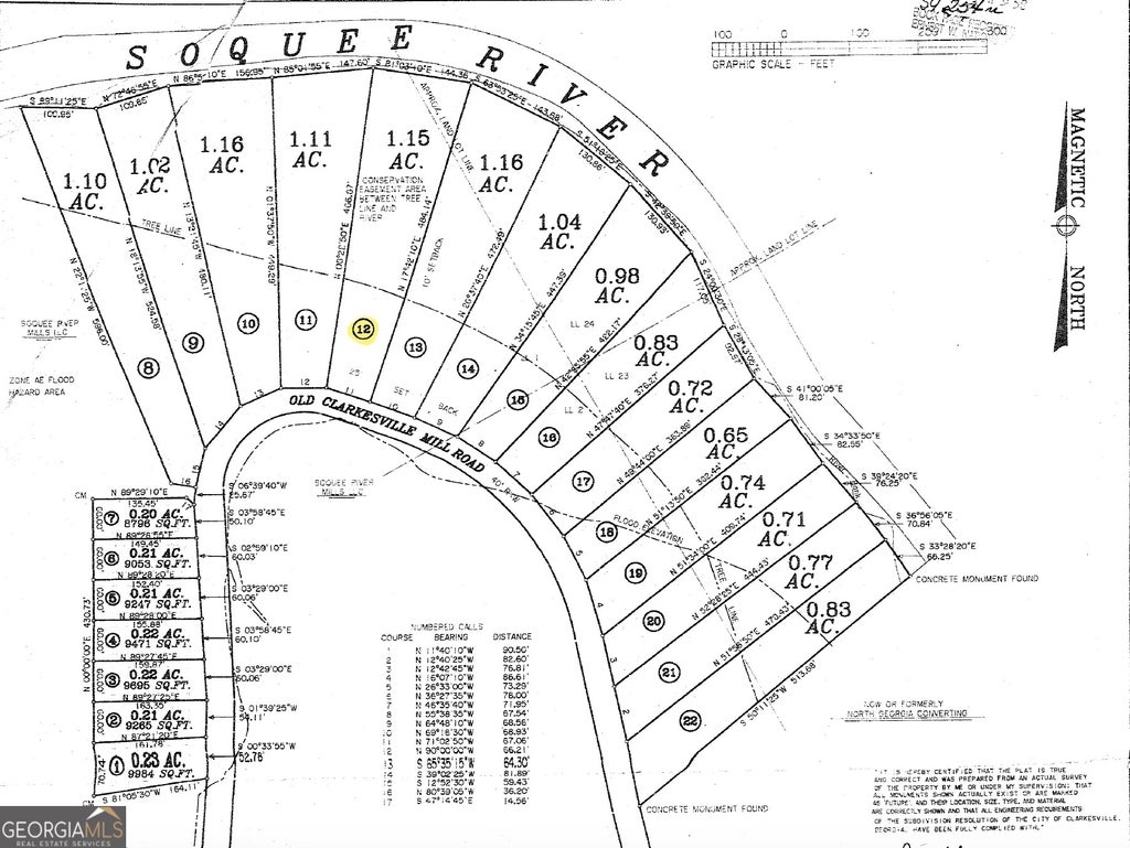 Old Clarkesville Mill Road (lot 12), Clarkesville