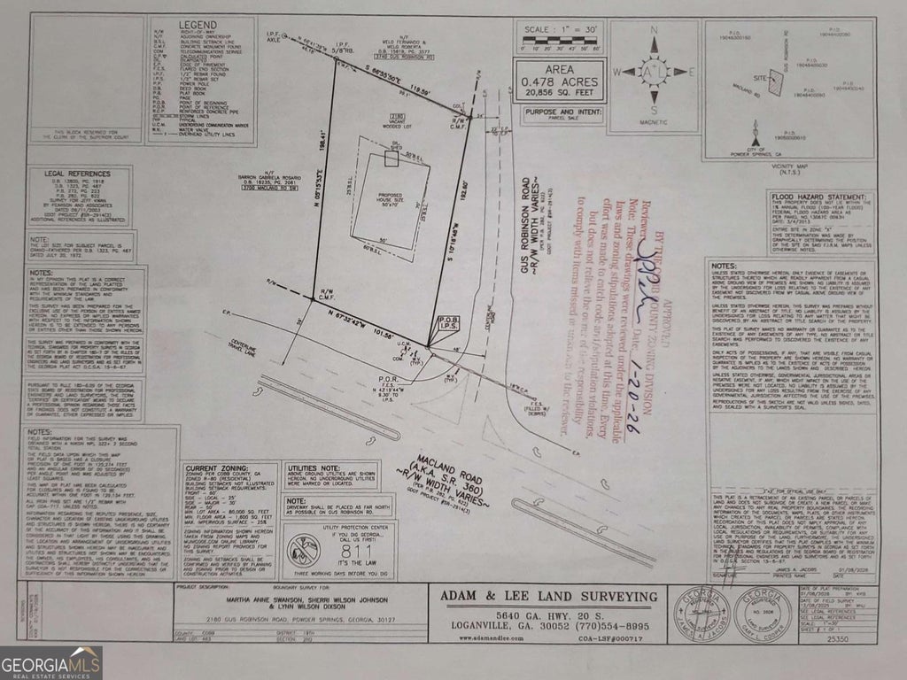 2180 Gus Robinson Road, Powder Springs
