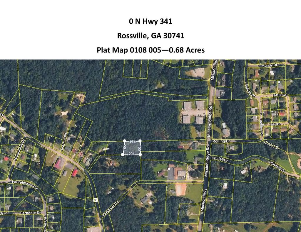 N Highway 341, Rossville