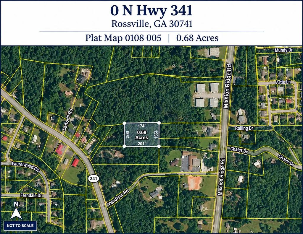 N Highway 341, Rossville