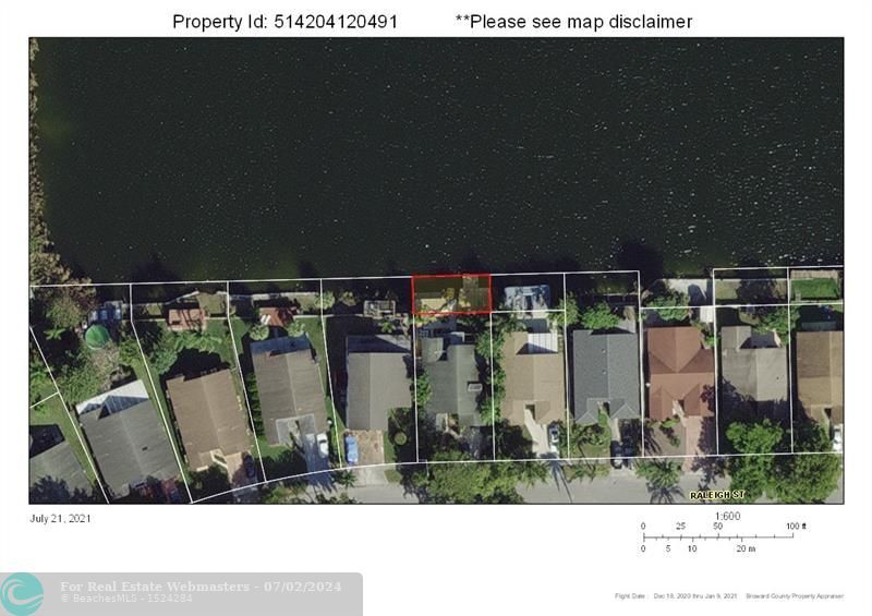 2521 Raleigh St, Lake Side Lot Only, Hollywood