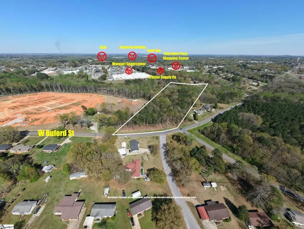 W Buford Street, Gaffney