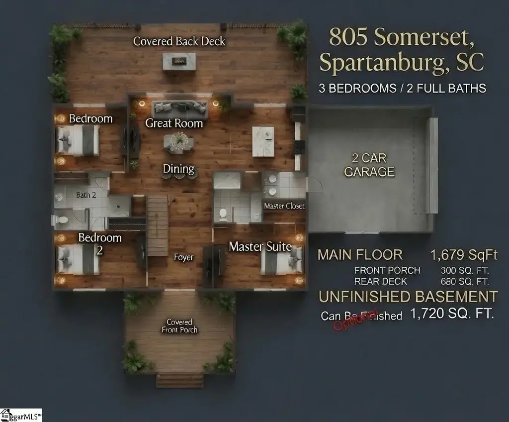 805 Somerset Place, Spartanburg