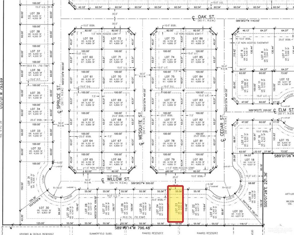 Lot 23 Willow Street, Harlingen