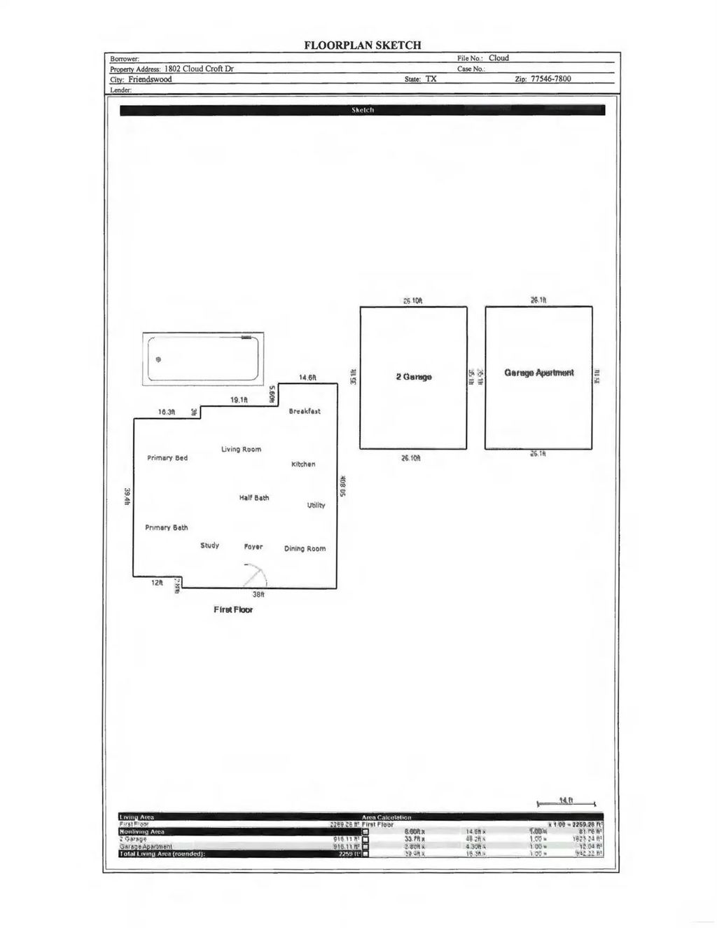 1802 Cloud Croft Drive, Friendswood