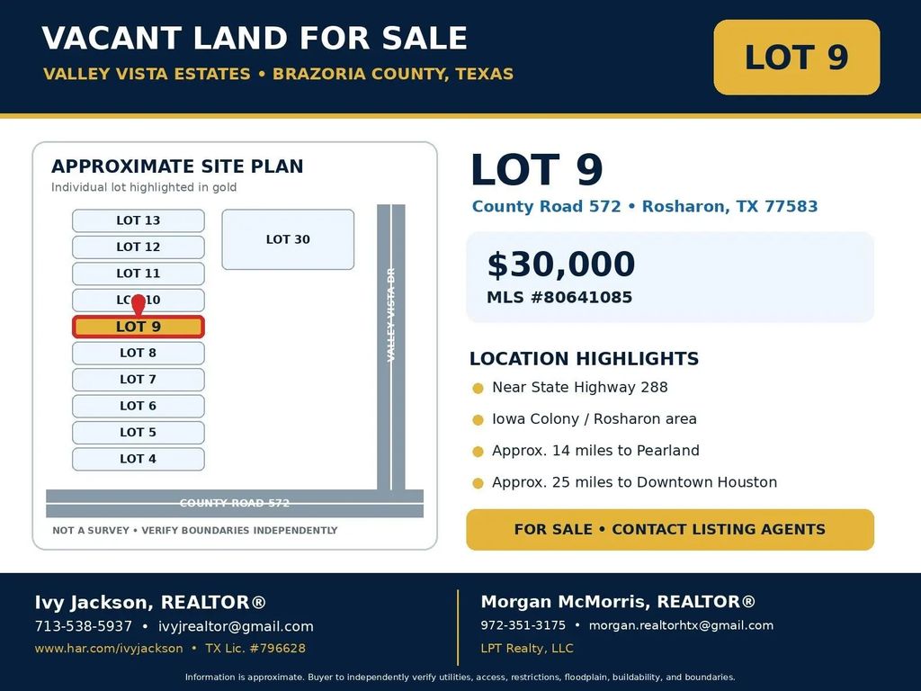 Lot 9 County Rd 572, Rosharon
