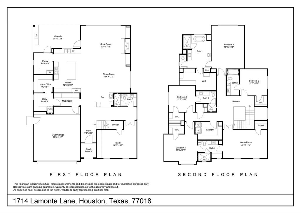 1714 Lamonte Lane, Houston Property Listing: MLS® #16732414