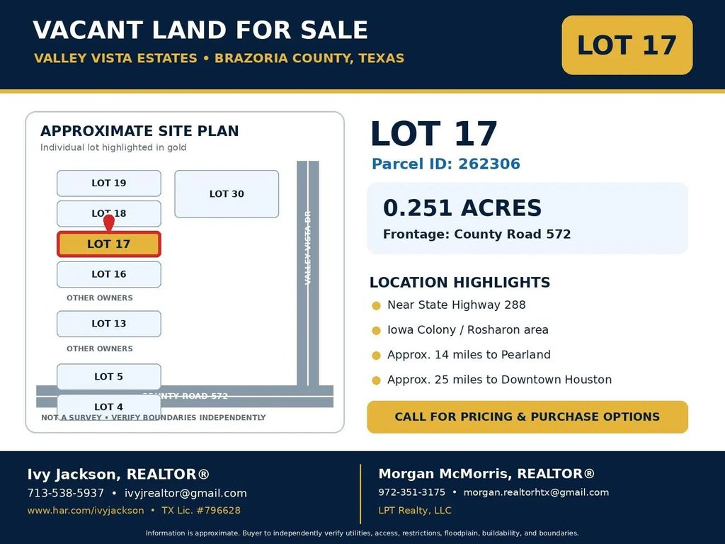 Lot 17 County Rd 572, Rosharon