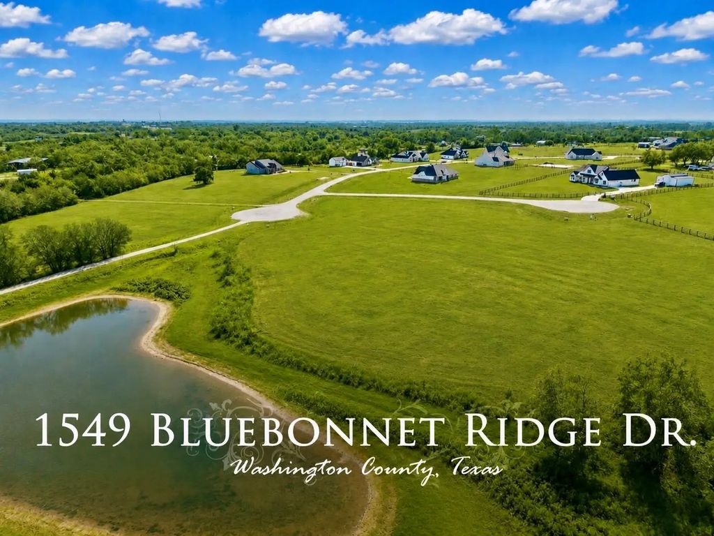 1549 Bluebonnet Ridge Drive, Chappell Hill