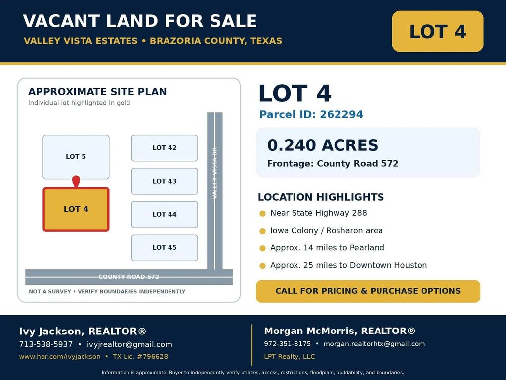 Lot 4 County Rd 572, Rosharon