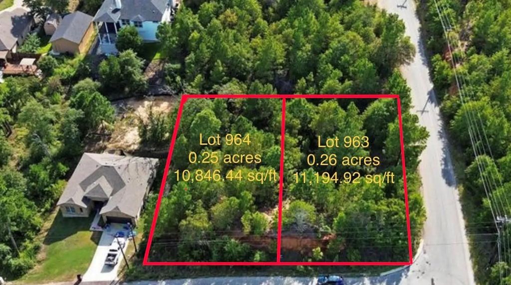 Lot 963 & 964 Kaapahu Drive, Bastrop