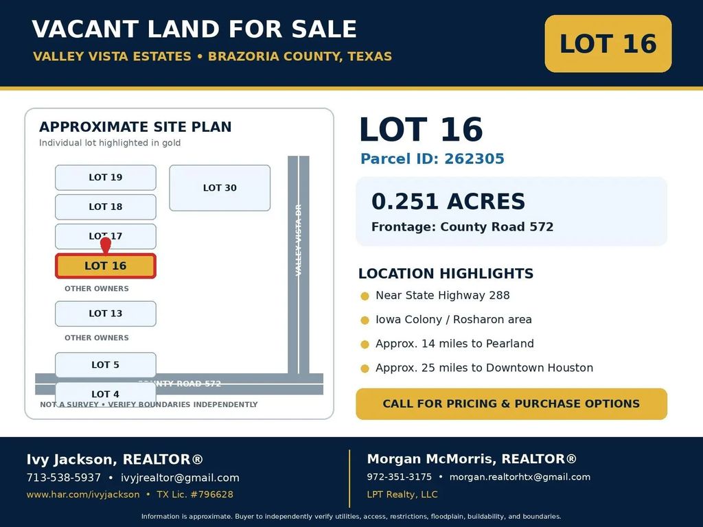 Lot 16 County Rd 572, Rosharon